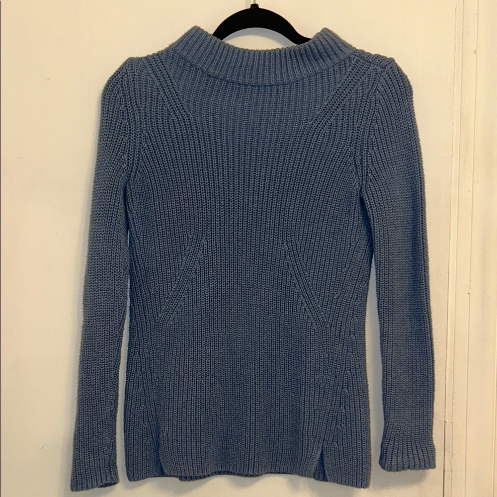 Talbots Light Blue Cowl Neck Sweater